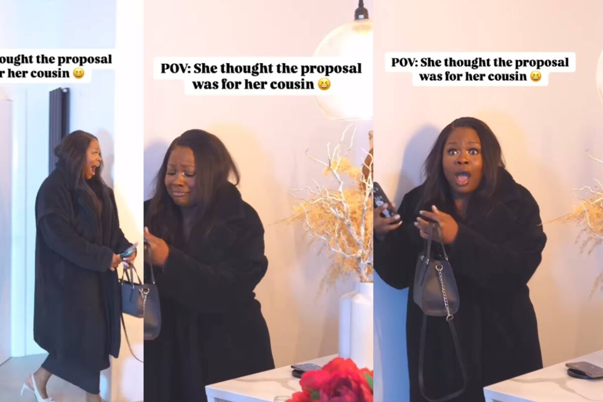 “Ella estaba feliz por su prima, ¡qué hermosa!”: mujer cree que la fiesta de compromiso es para su prima, pero la sorpresa era para ella