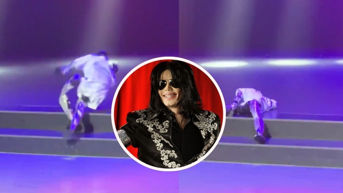 Un robot intentó bailar “Billy Jean” como Michael Jackson, pero cayó frente al público y terminó arrastrado fuera del escenario (VIDEO)