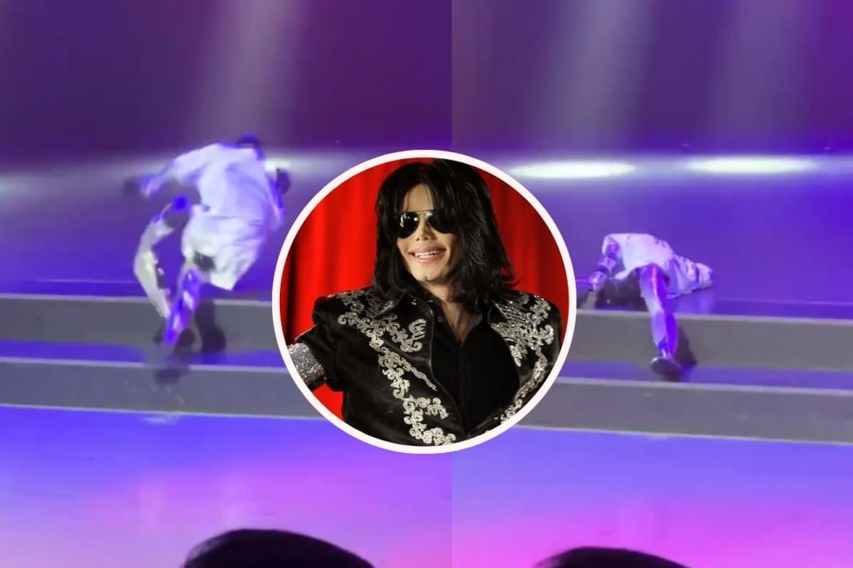 Un robot intentó bailar “Billy Jean” como Michael Jackson, pero cayó frente al público y terminó arrastrado fuera del escenario (VIDEO)