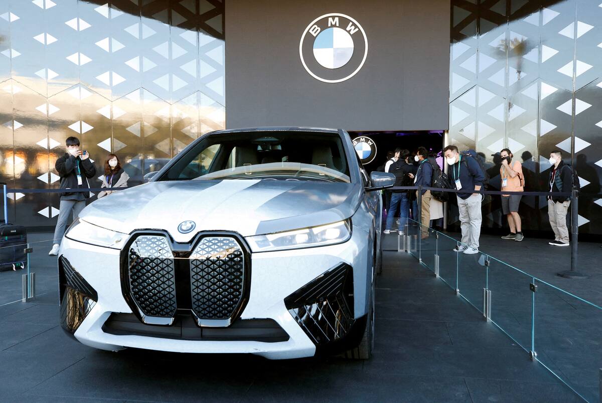 Foto del jueves del BMW iX Flow en el CES 2022 en Las Vegas
Ene 6, 2022. REUTERS/Steve Marcus