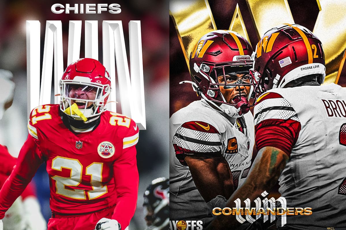 Chiefs y Washington Commanders avanzan a las finales de conferencia