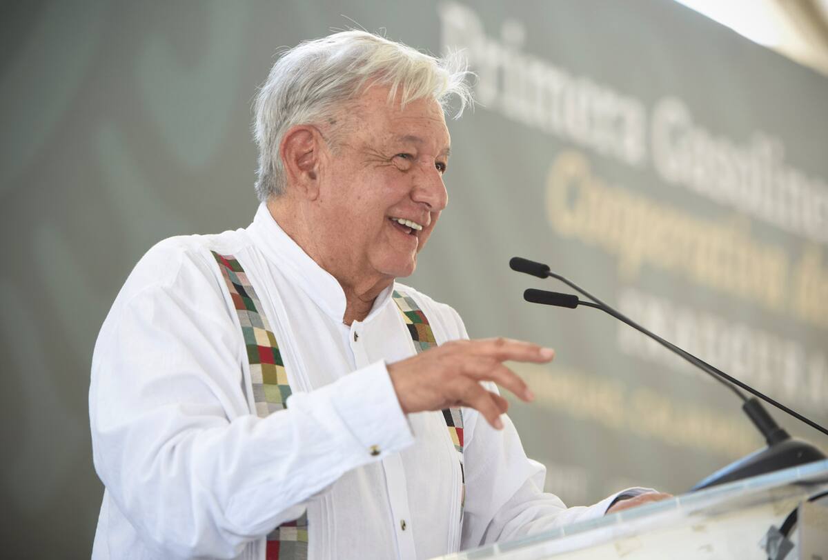 Imagen tomada del blog oficial del presidente AMLO