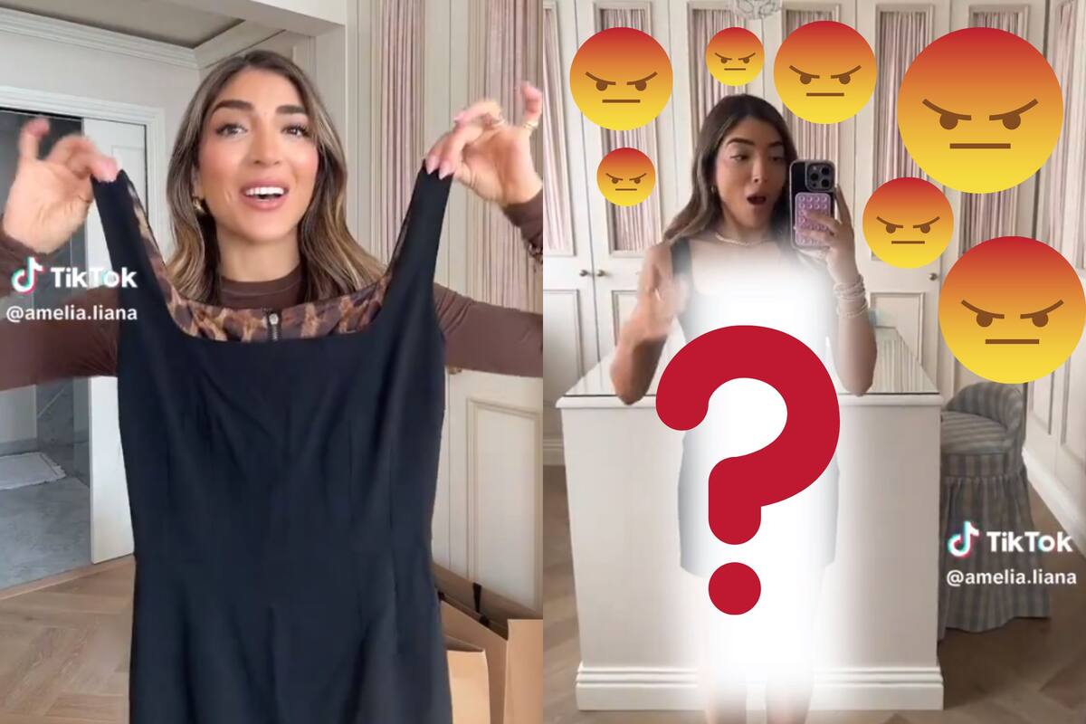 TikTok: Mujer enfurece a usuarios al cortar un vestido vintage de Dolce & Gabbana