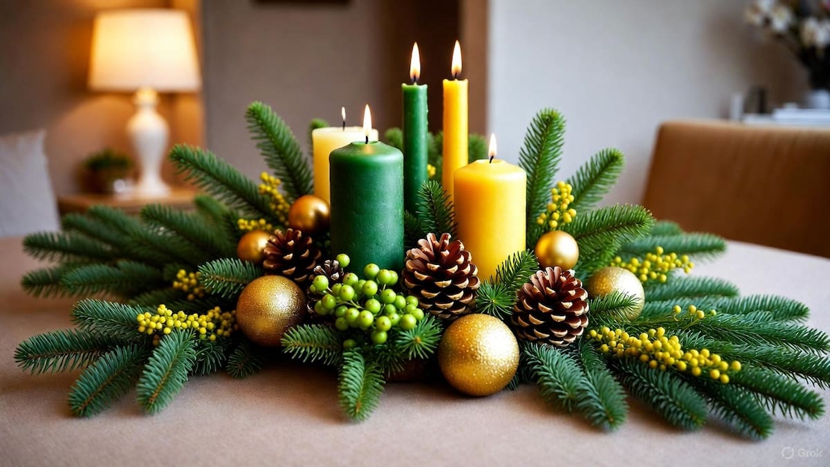 Tres colores de velas imprescindibles en la mesa de Año Nuevo para atraer abundancia y prosperidad | Foto: Grok