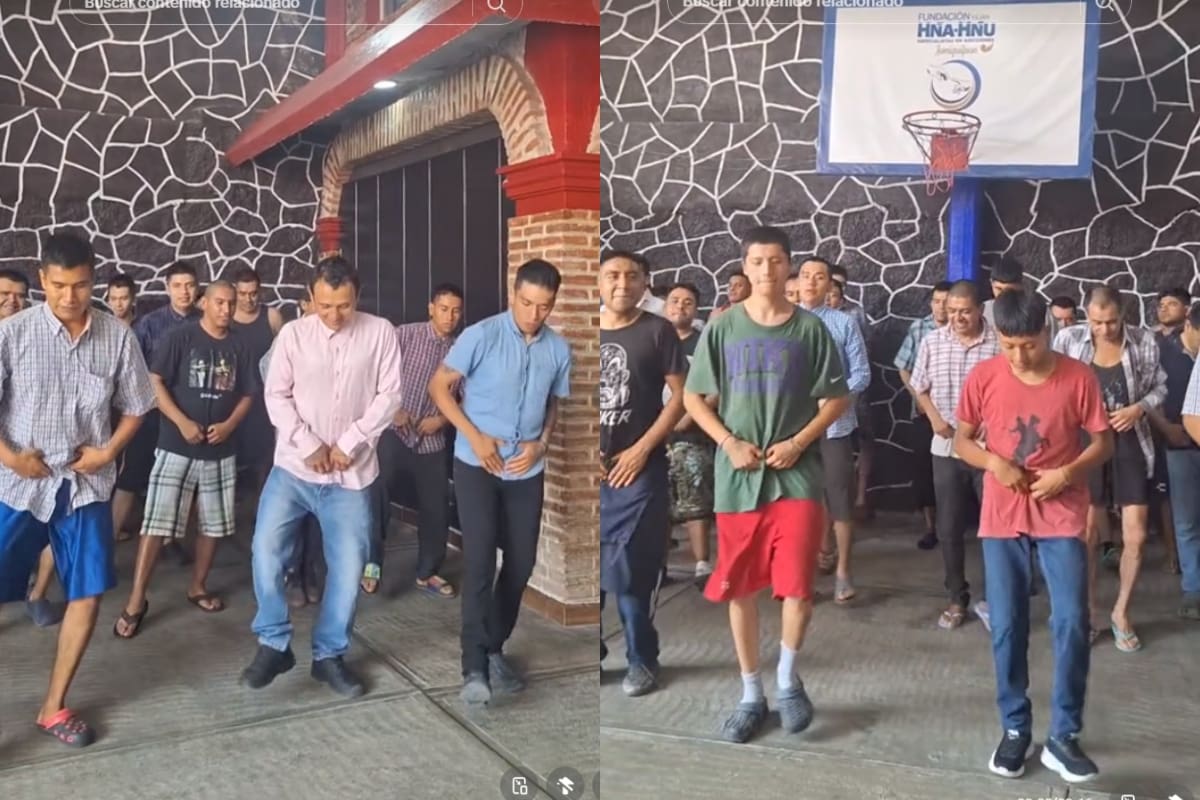 Hombres en el anexo se viralizan por bailar el “Ratón Vaquero”