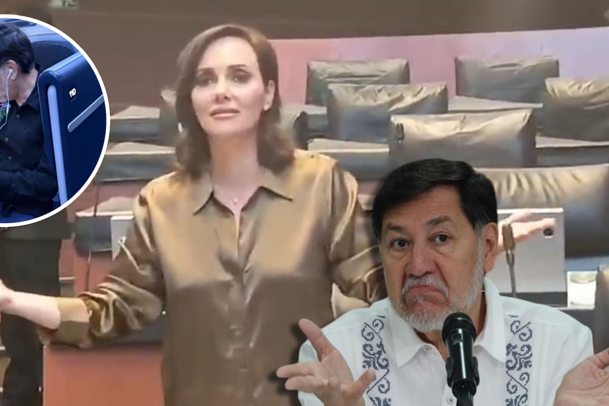 ¡Devuelva el dinero!: Lilly Tellez confronta pidiendo rendición de cuentas por viaje a Europa a Gerardo Fernández Noroña en plena sesión del Senado