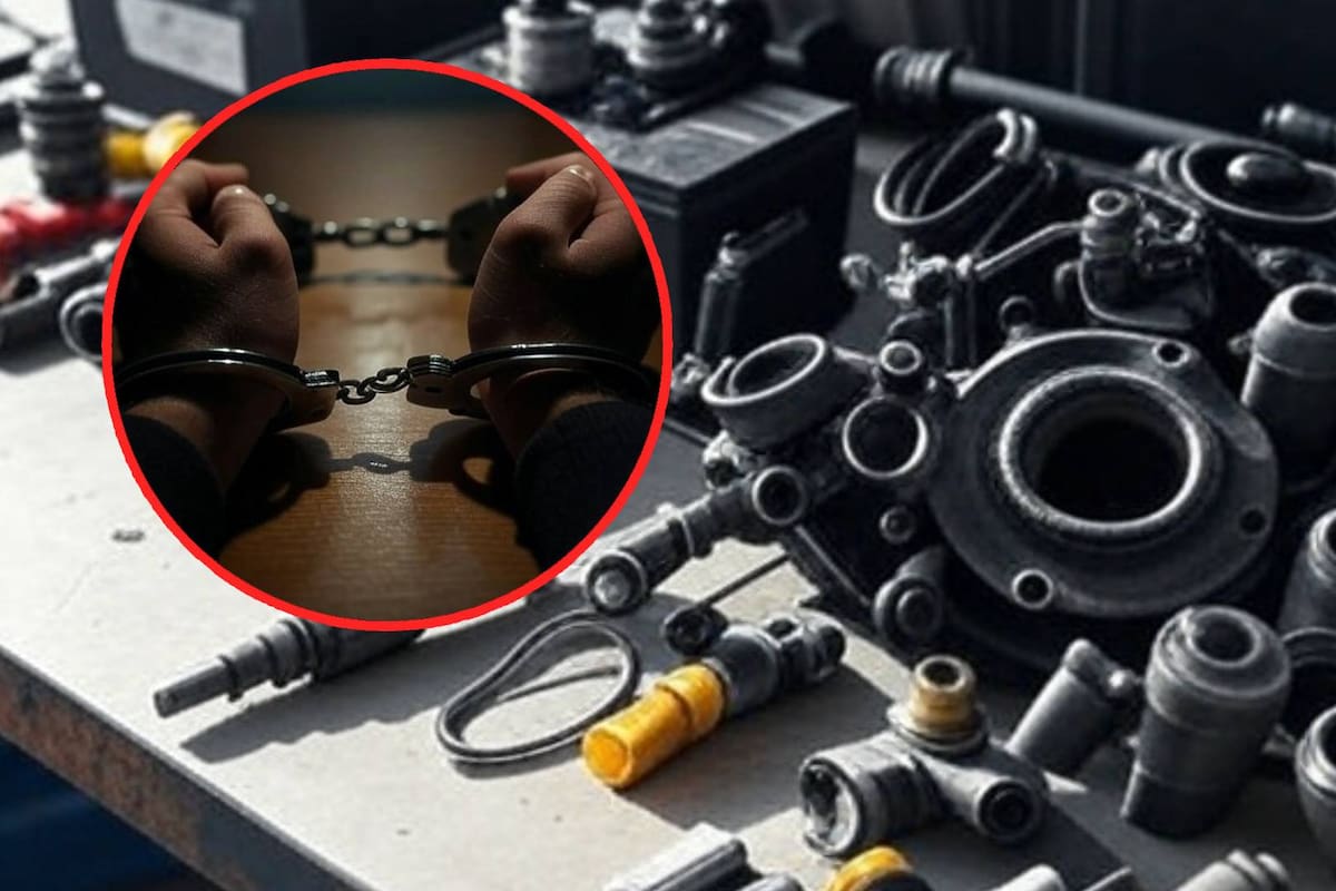 Aseguran 81 toneladas de autopartes robadas en la CDMX y detienen a dos