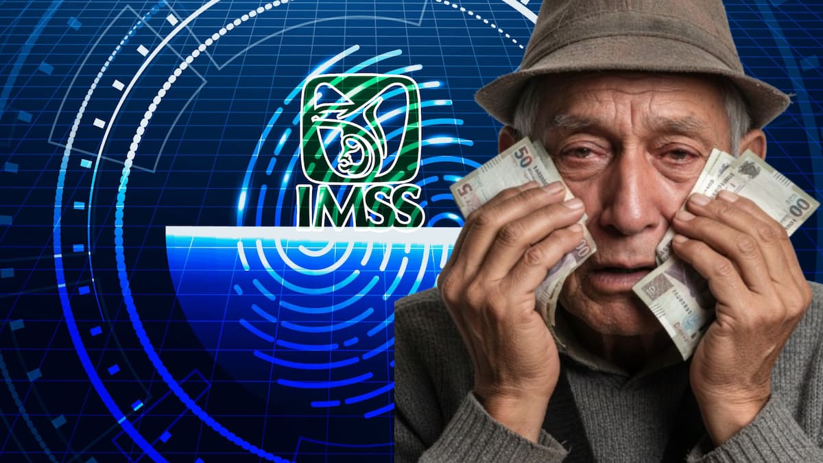 El IMSS desmintió la información difundida en redes sociales que asegura que el registro de datos biométricos es indispensable para continuar recibiendo el pago de la pensión. | Foto: Especial y Gemini IA