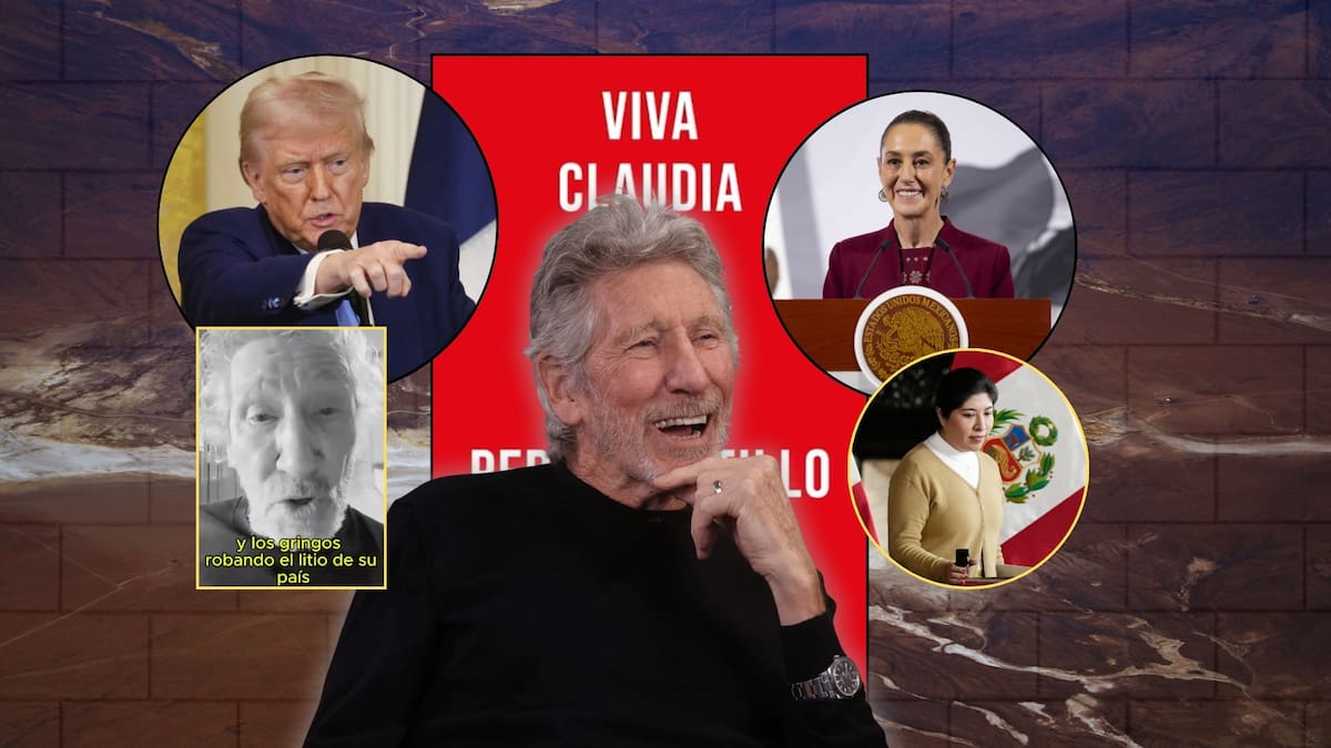 “Viva Claudia”: Roger Waters, cofundador de Pink Floyd, elogió a Sheinbaum por dar asilo a Betssy Chávez y criticó al gobierno de Perú por encarcelar a Pedro Castillo y por atender intereses de EEUU en el litio (VIDEO)