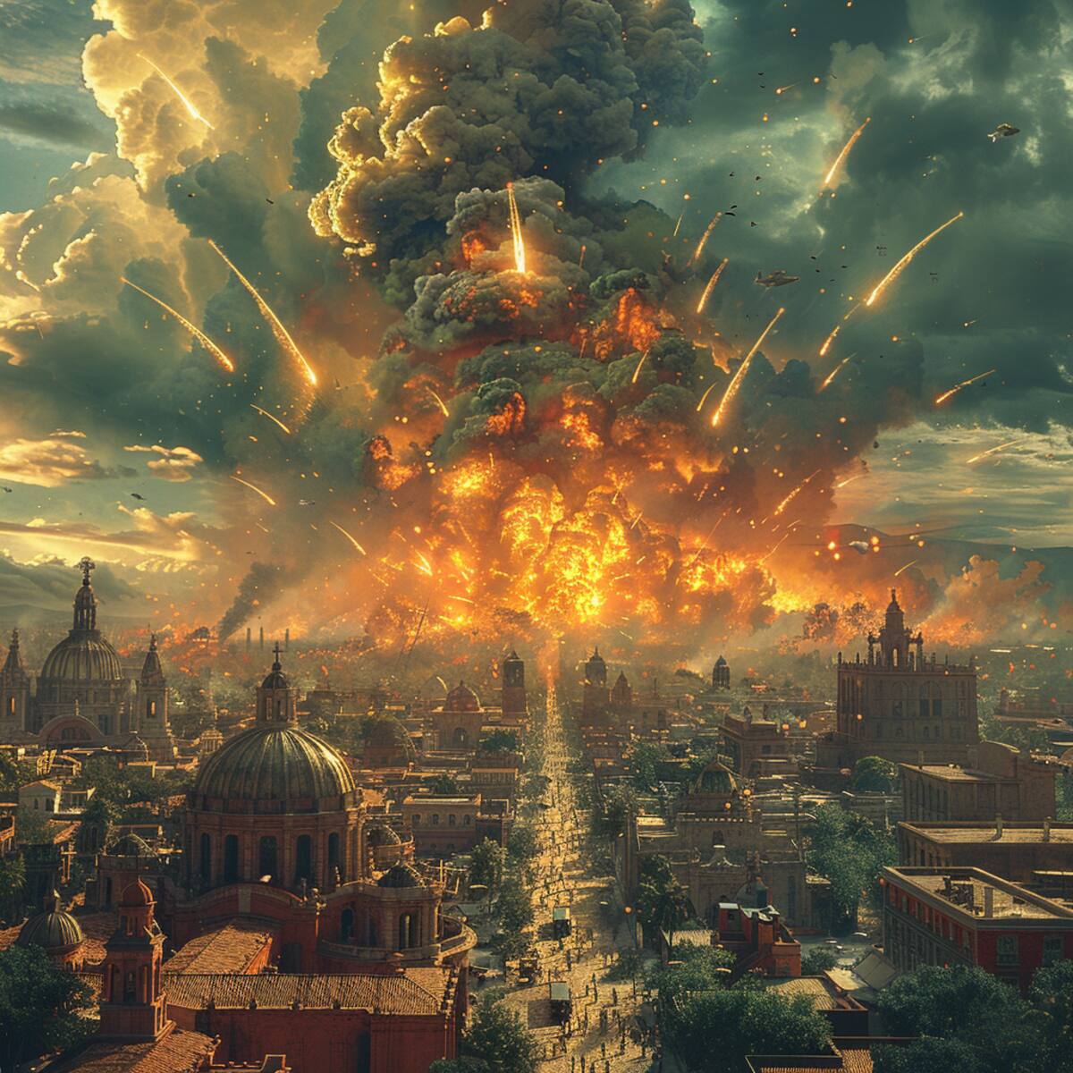 IA imagina qué pasaría con México si Rusia cumple la amenaza de lanzar bomba a los Estados Unidos.