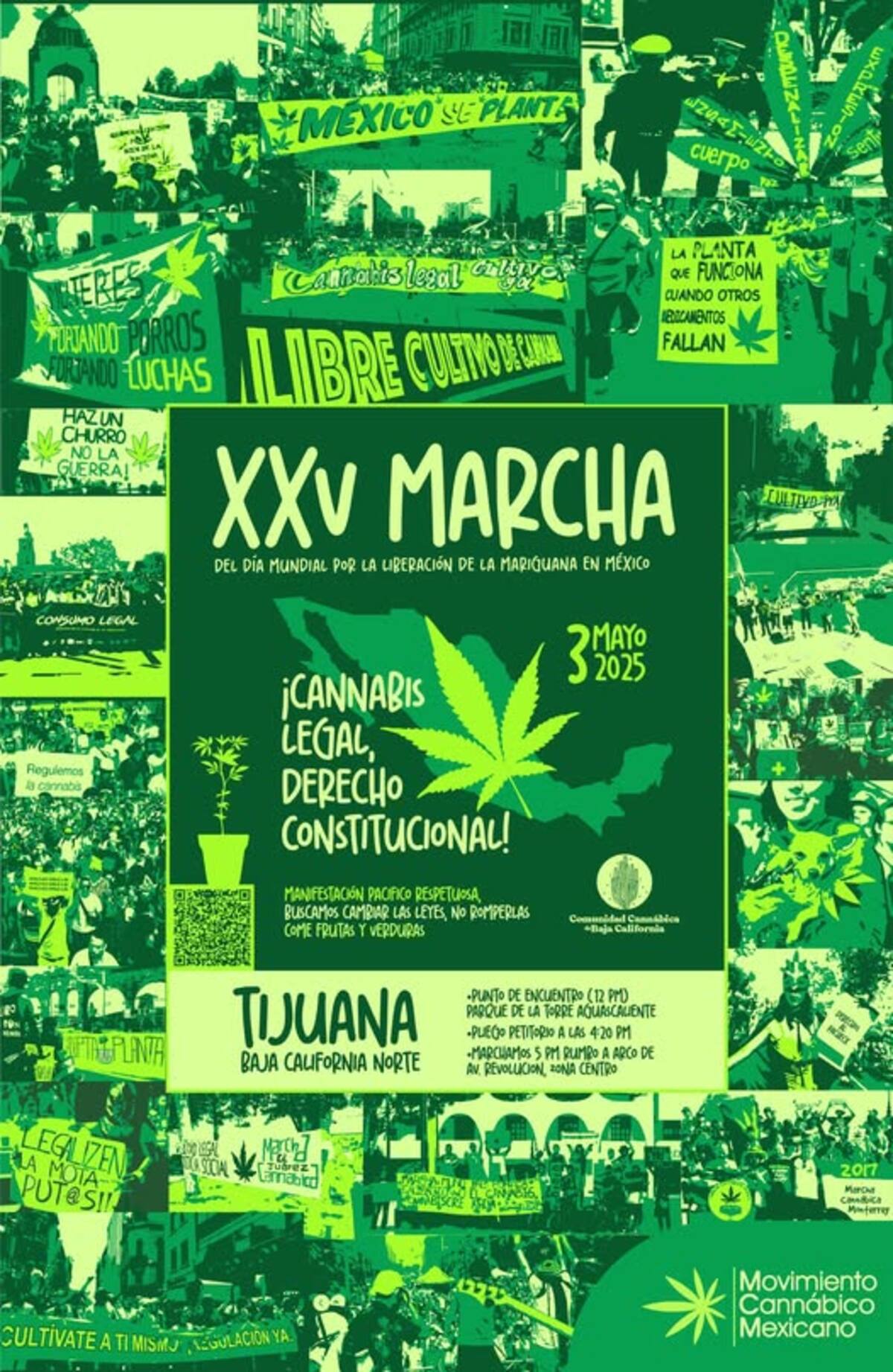 La marcha fue anunciada en redes sociales.