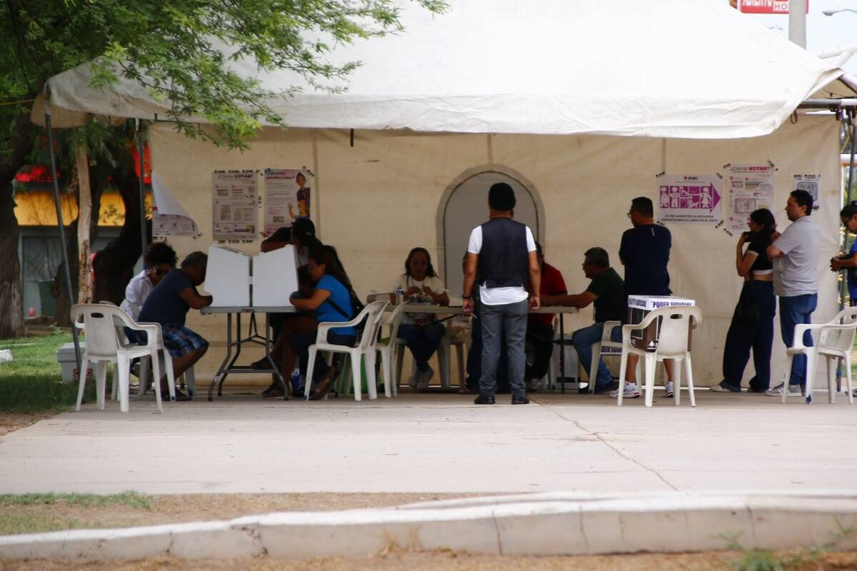 De poca a moderada afluencia en casillas al sur de Mexicali