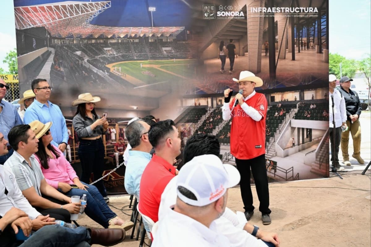 Tras el retraso por las lluvias y una inversión de 200 millones de pesos, el estadio de los Mayos de Navojoa prepara su reapertura para el 30 de octubre