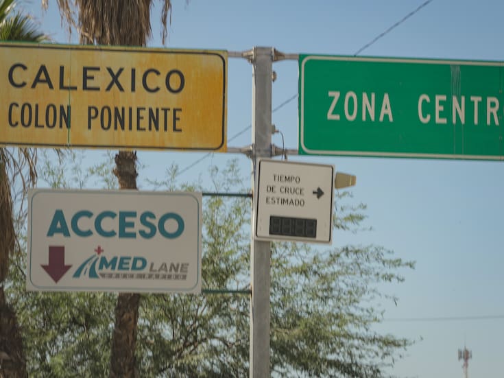 Tiempos de espera de hasta 1 hora en garitas de Mexicali