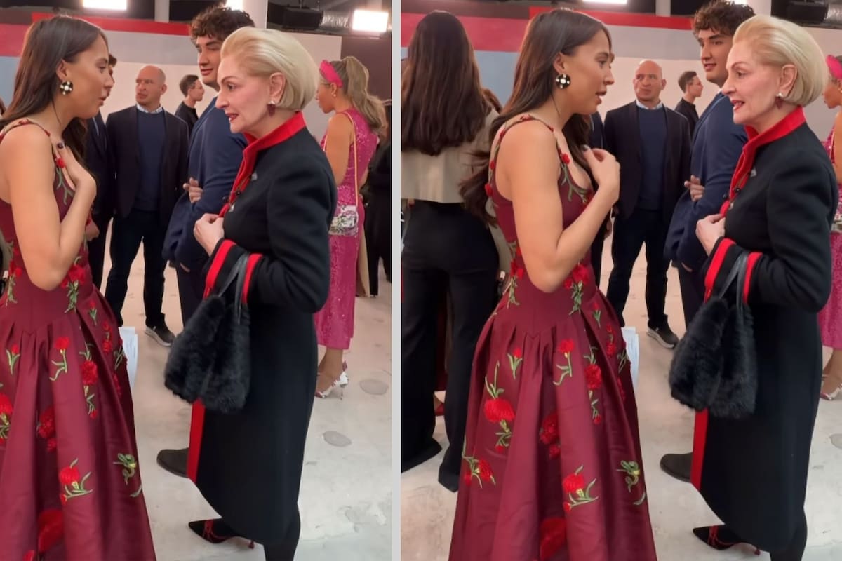 Majo Aguilar brilla en el New York Fashion Week como invitada de Carolina Herrera