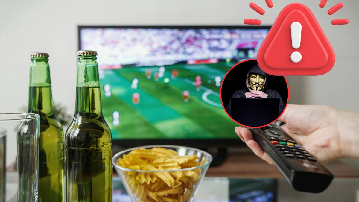 Alertan a aficionados que buscan ver gratis los partidos del Mundial en internet pueden caer en páginas falsas de streaming diseñadas para robar datos personales, contraseñas y tarjetas bancarias