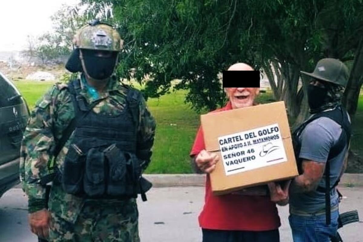 Cártel del Golfo entrega despensas en Matamoros; ofrecen 2 mdp por cabecilla