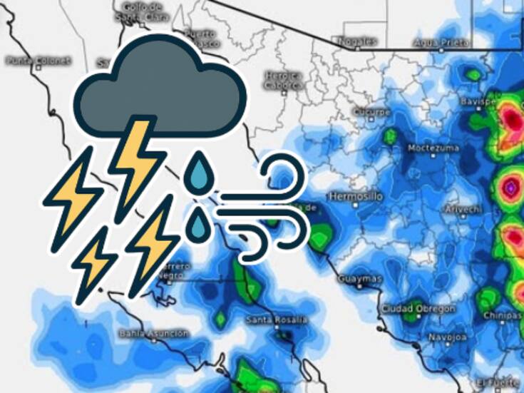 Tormentas eléctricas, calor extremo y amenaza ciclónica: Sonora enfrenta sábado de alto riesgo climático