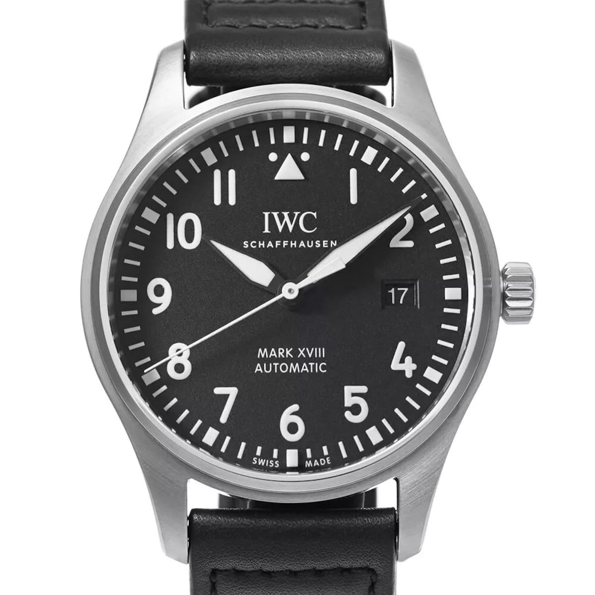Reloj IWC Aviador Mark XVIII IW327009. | Crédito: Fotografía de artículo de venta en eBay