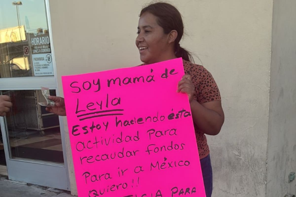 Madre de Leyla realiza venta de dulces para financiar búsqueda de justicia