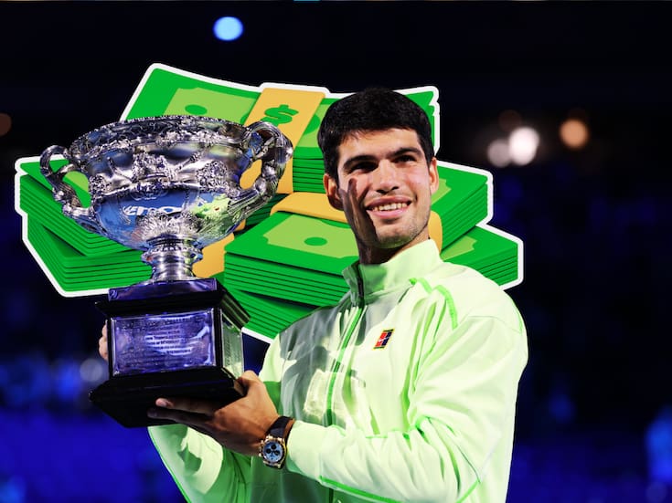 ¿Cuánto dinero se embolsó Carlos Alcaraz luego de ganar el Abierto de Australia?