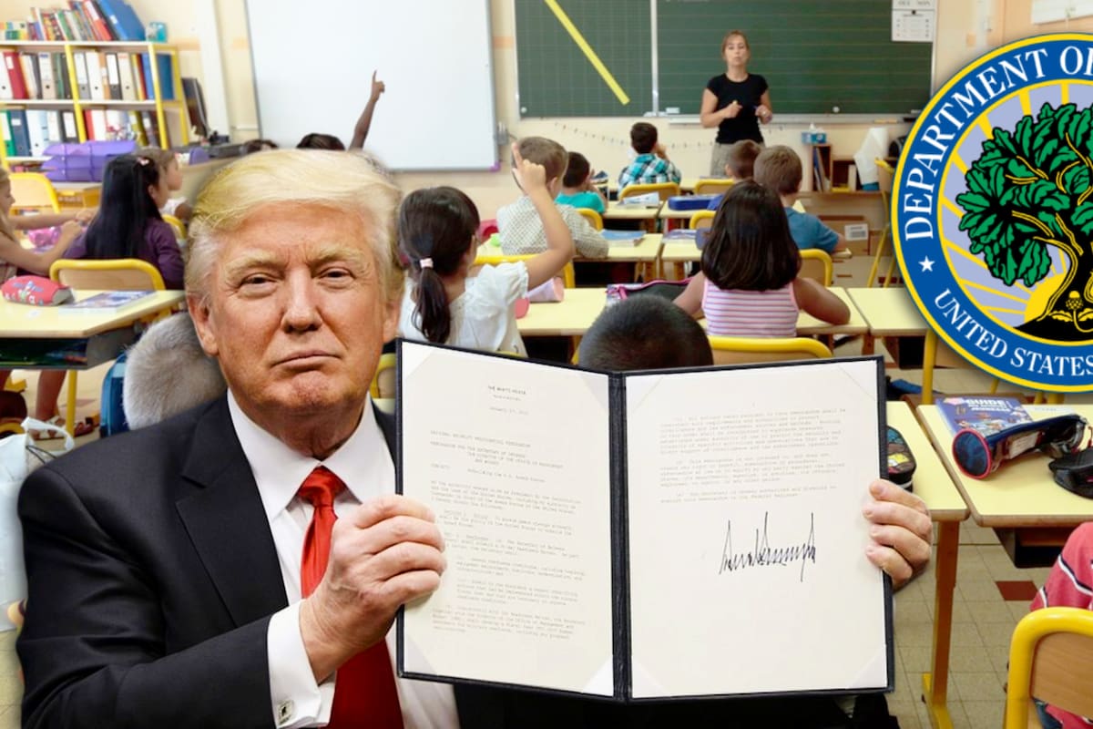 Trump busca eliminar el Departamento de Educación de EU, pero los estados no están preparados