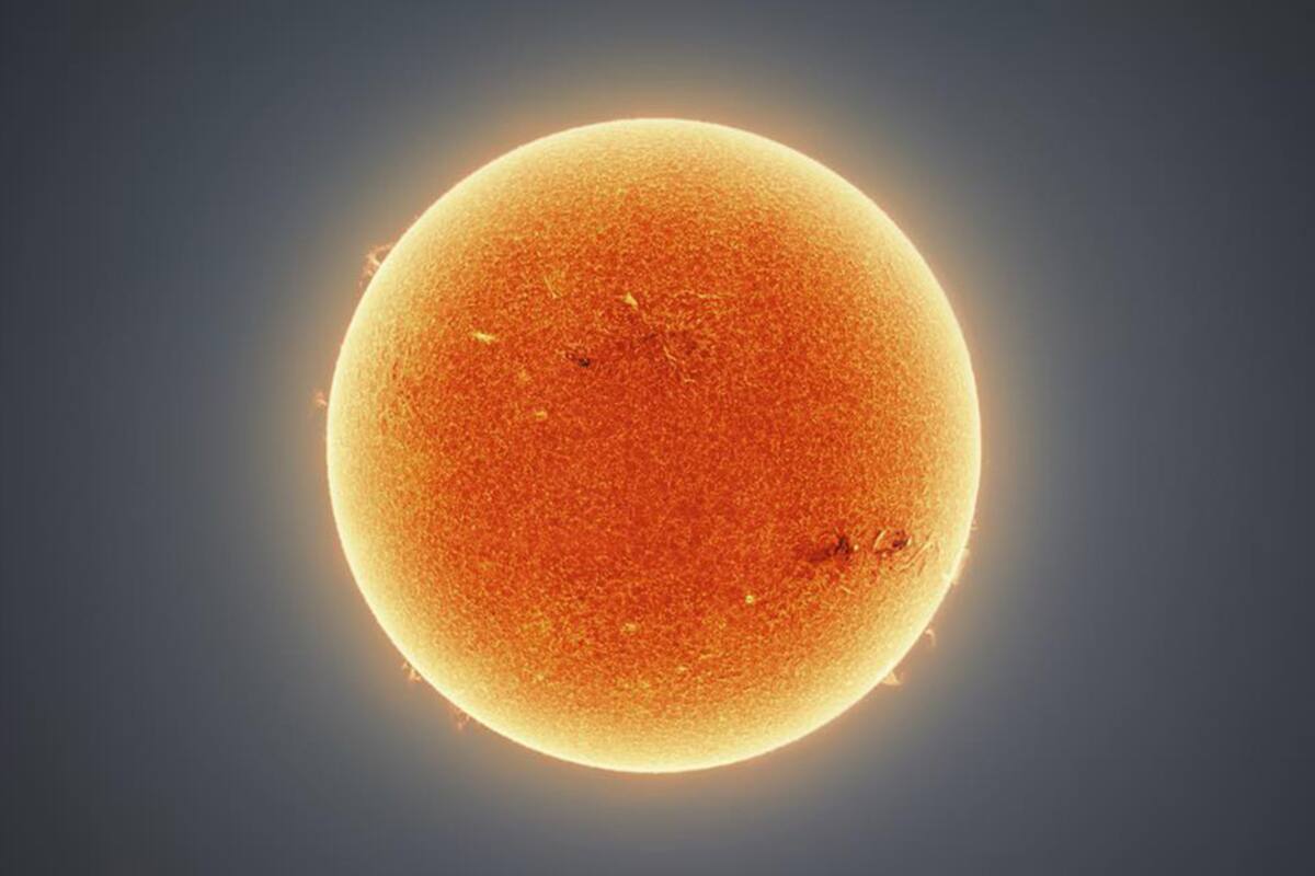 Remolinos y plumas en la superficie del Sol: astrofotógrafo revela imagen detallada
