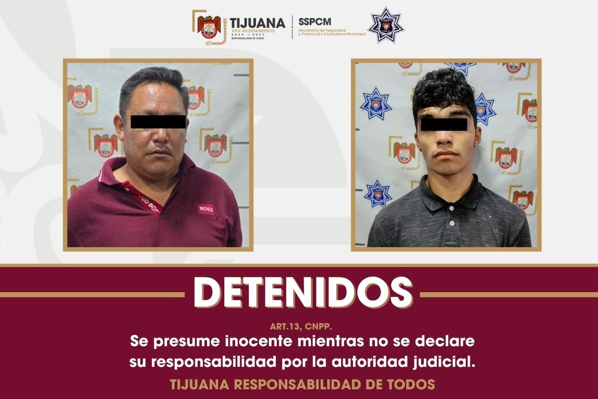 Detienen a dos en posesión de armas de fuego