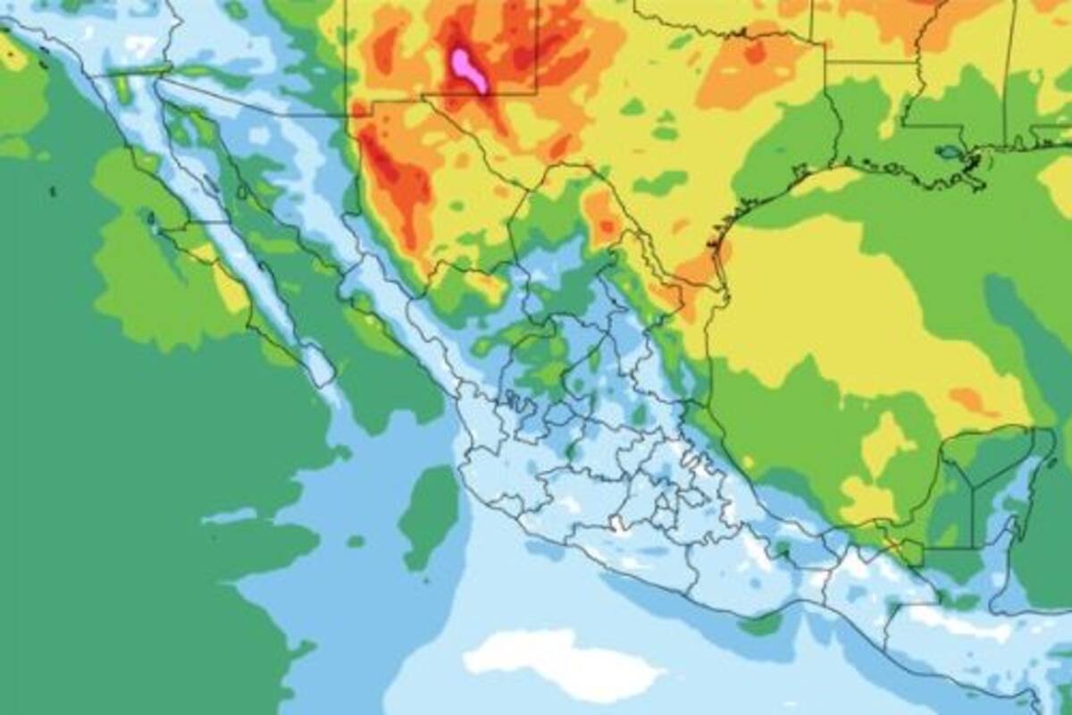 Clima en México: Fuertes vientos y descenso de temperatura sobre el Noroeste y Norte del País por frente frío núm. 33