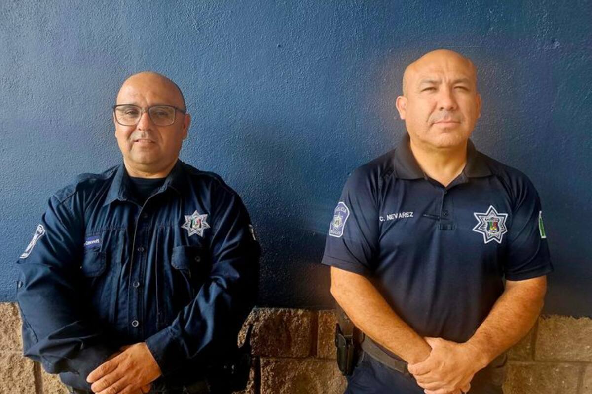 Policías de Nogales le salvan la vida a hombre