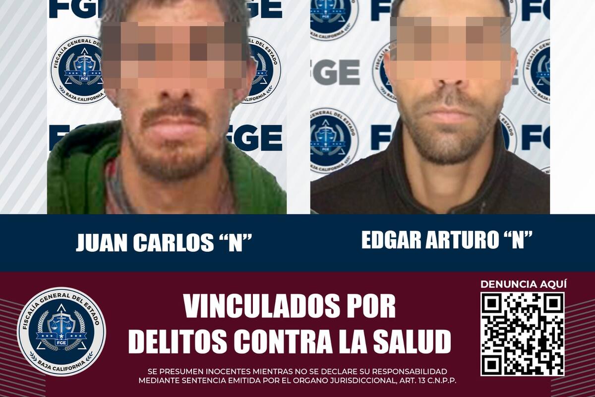 Encierran a dos acusados de narcomenudeo