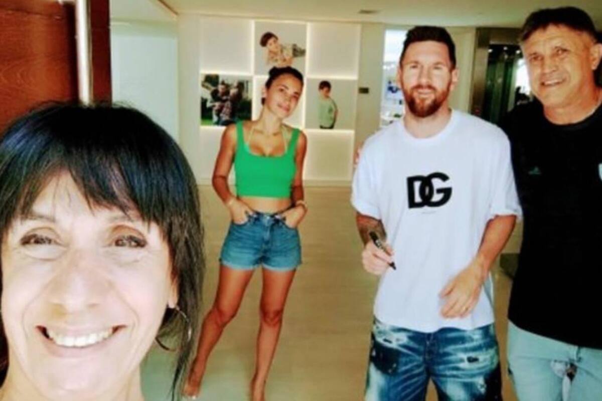 "Tan cerca y tan lejos": Joven no pudo acompañar a su mamá a un mandado y ella terminó en casa de Messi