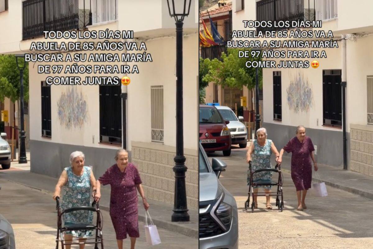 Abuela busca a su mejor amiga de 97 años para ir a comer juntas y se viralizan en TikTok