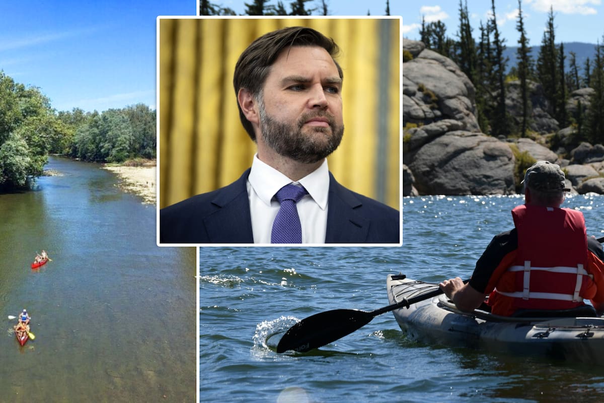 JD Vance ordenó subir el nivel de un río en Ohio para poder ir de vacaciones a ‘kayakear’ con su familia; critican uso indebido de recursos
