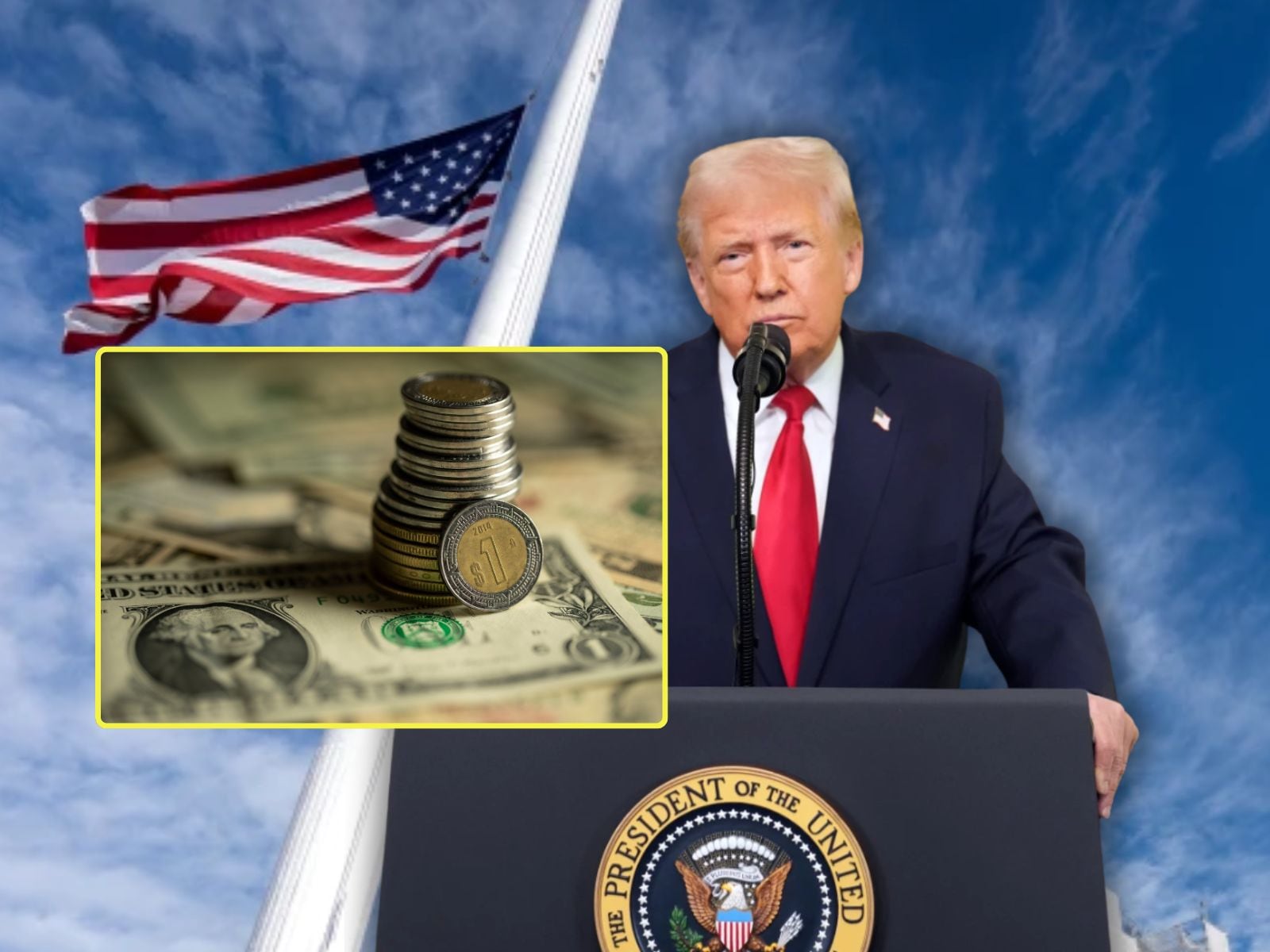 Dólar vs Peso mexicano: ¿En cuánto cotiza el tipo de cambio hoy? | Crédito: AP/Canva