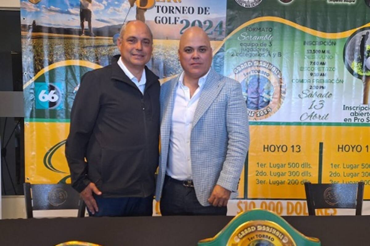 Todo listo para la 3ra edición del Torneo de Golf de la Comisión de Box y Lucha Libre de Mexicali