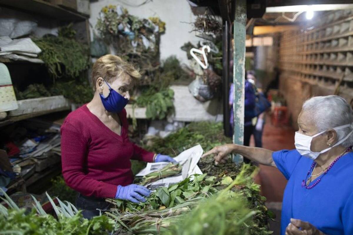 Venezonalos buscan en hierbas remedio para el coronavirus