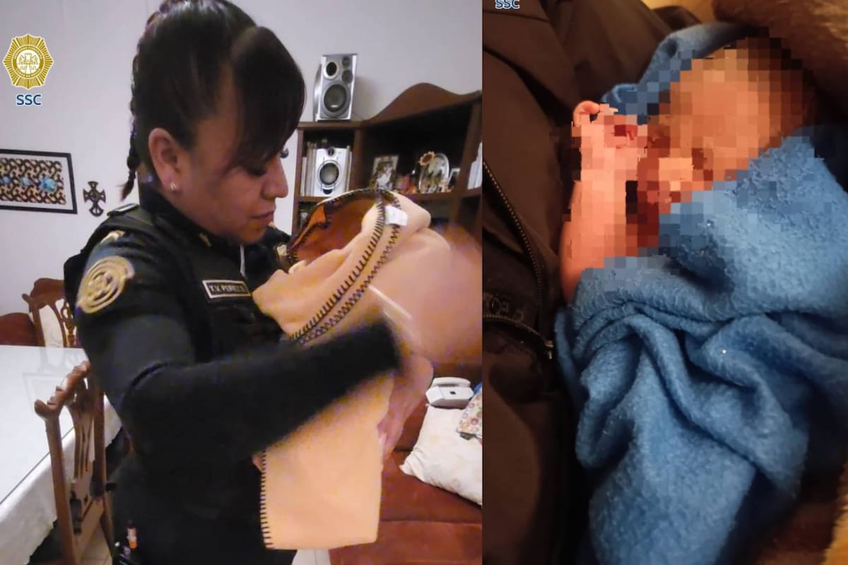 Encuentran bebé recién nacida abandonada en CDMX entre unos árboles; un vecino le escuchó llorar y llamó a las autoridades