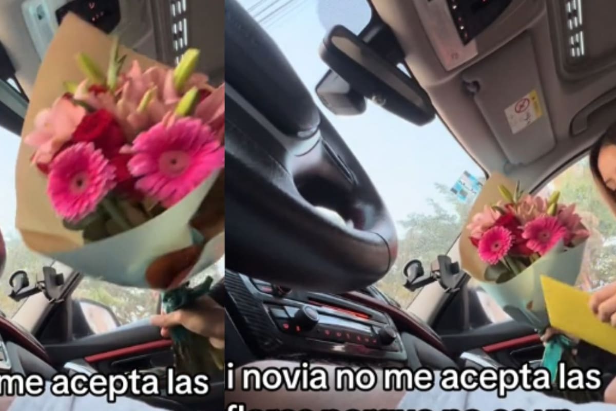 TikTok: Mujer rechaza las flores de su novio porque no es un ramo grande