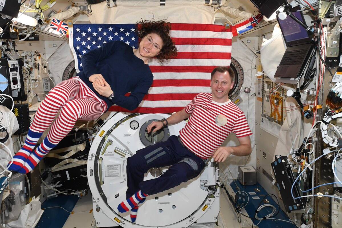 Astronautas de la NASA comparten mensaje por 4 de julio