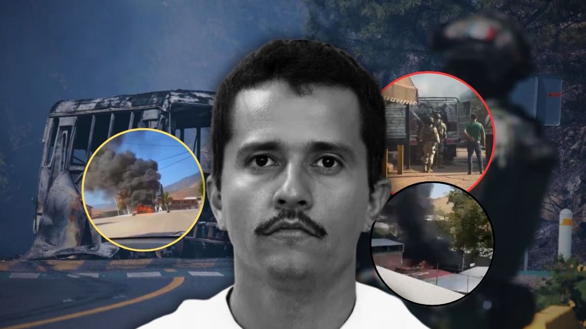 Quemaron otros 5 vehículos y un Banco del Bienestar en Aguililla, tierra de “El Mencho”, tras su asesinato; Michoacán refuerza operativos en Tierra Caliente y carreteras para evitar nuevos ataques