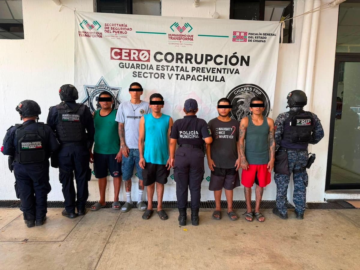 Autoridades detuvieron a 13 personas tras localizar sin vida a una adolescente dentro de un centro de rehabilitación ubicado en Tapachula, Chiapas. | Foto: Secretaría de Seguridad del Pueblo