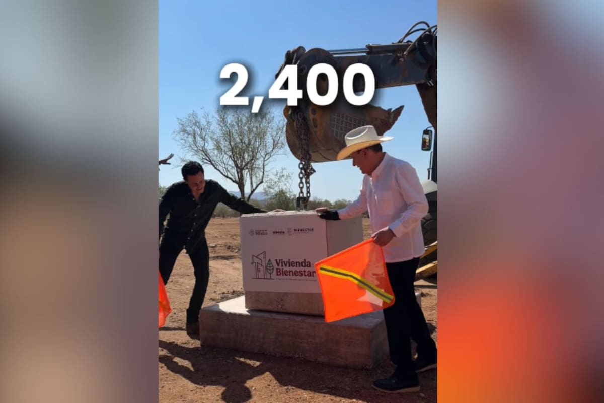 Inicia gobernador Durazo construcción de 2,400 casas en Hermosillo