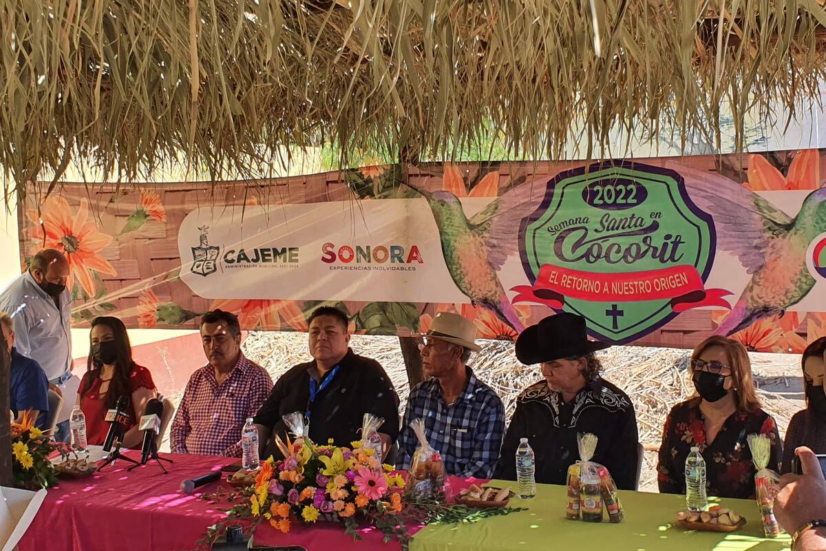 Inicia Semana Santa "El retorno a nuestro origen" en Cócorit