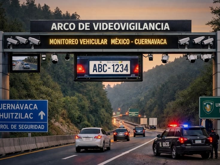 Tras la desaparición de una estudiante universitaria, instalarán un arco de videovigilancia para fortalecer el monitoreo y reducir delitos como el robo de autos en la carretera México–Cuernavaca