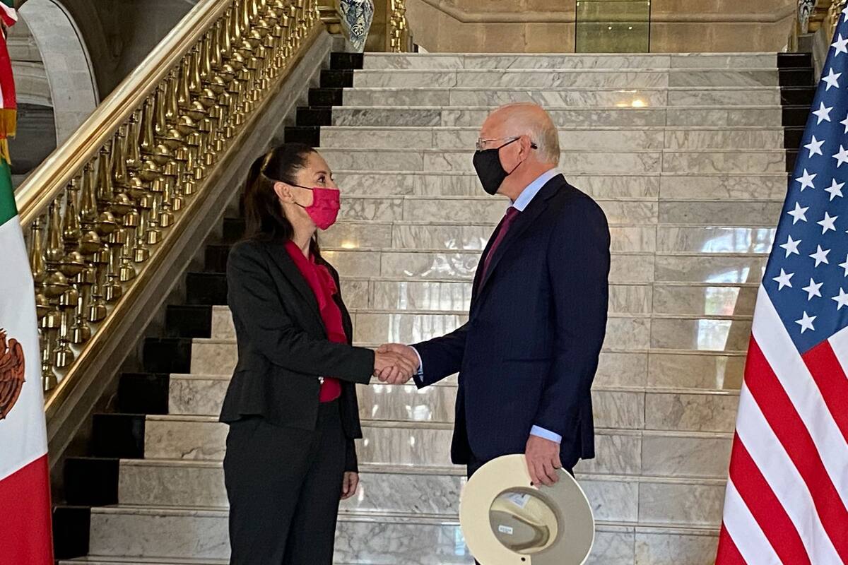 Claudia Sheinbaum se reúne con embajador Ken Salazar; buscan fortalecer relación entre EU y CDMX