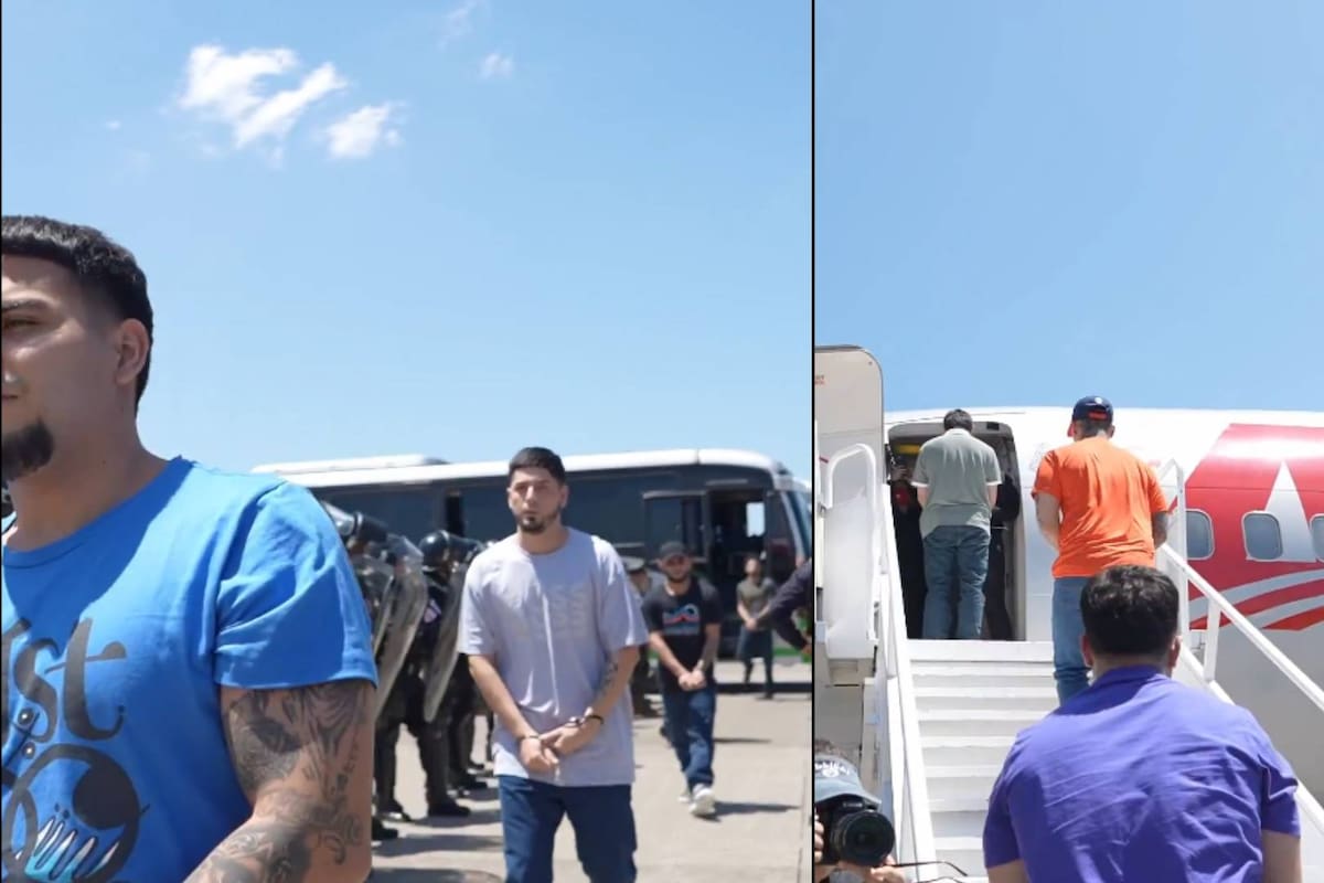 Llegaron a Venezuela 252 venezolanos que se encontraban detenidos en El Salvador desde hace cuatro meses; fueron usados como canje para liberación de presos políticos
