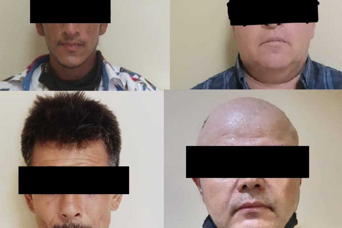 Arresta PESP a cuatro presuntos delincuentes en SLRC