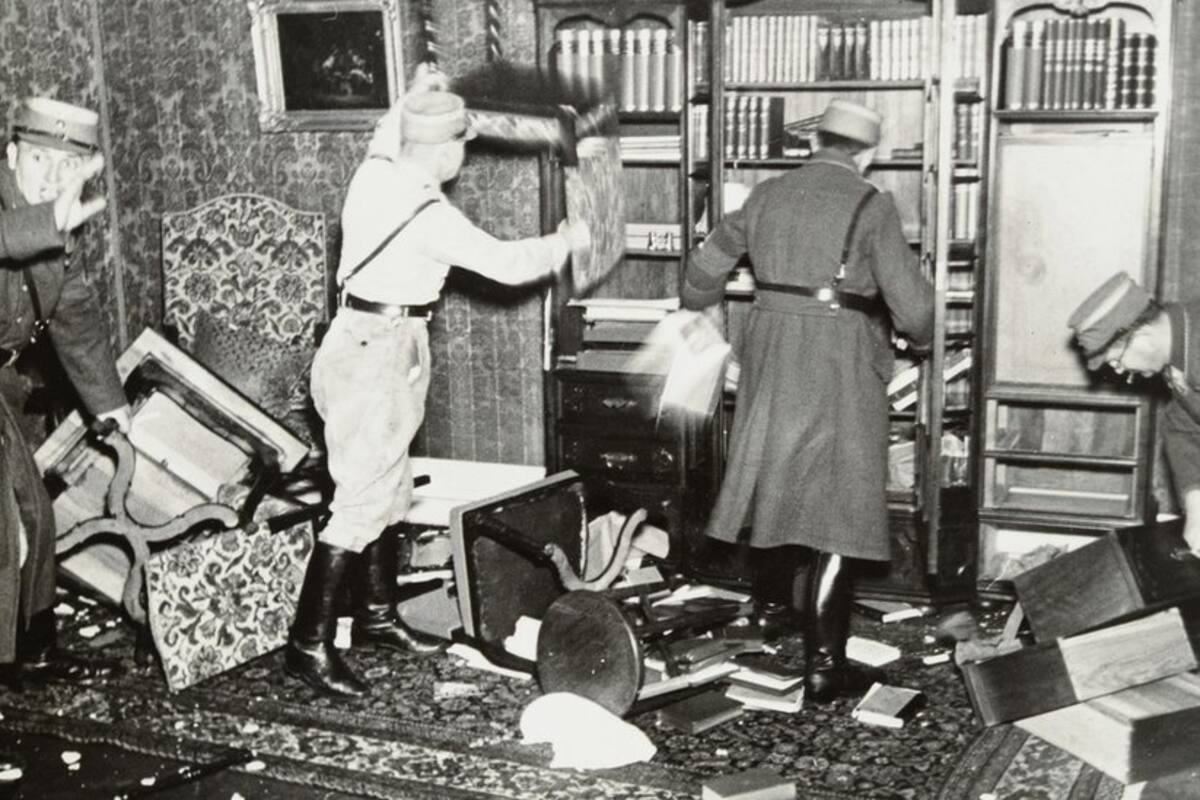 La Noche de los Cristales Rotos: las imágenes inéditas del horror causado por los nazis