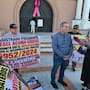 Afectados por presunto fraude de 28 millones en Sonora, a quienes ofrecieron inversiones para obtener pensiones de hasta 60 mil pesos mensuales, protestan y piden reparar el daño antes de liberar a dos acusados